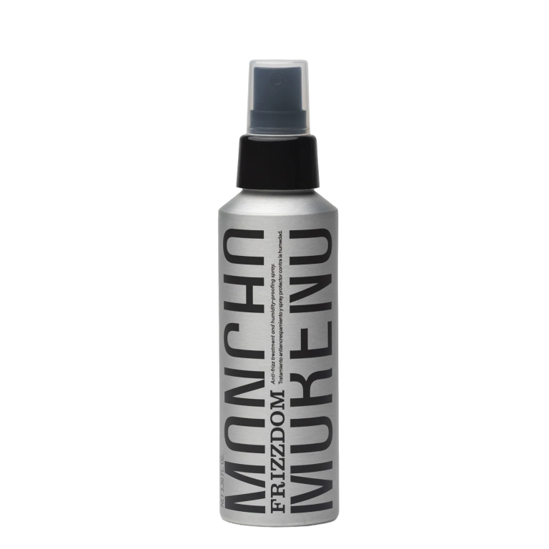 FRIZZDOM de Moncho Moreno, sérum antihumedad y antiencrespamiento con protección térmica hasta 200 ºC para controlar el frizz y aportar brillo.