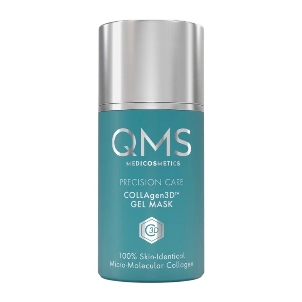 QMS COLLAgen3D Gel Mask con colágeno, bakuchiol y ceramidas, mascarilla facial