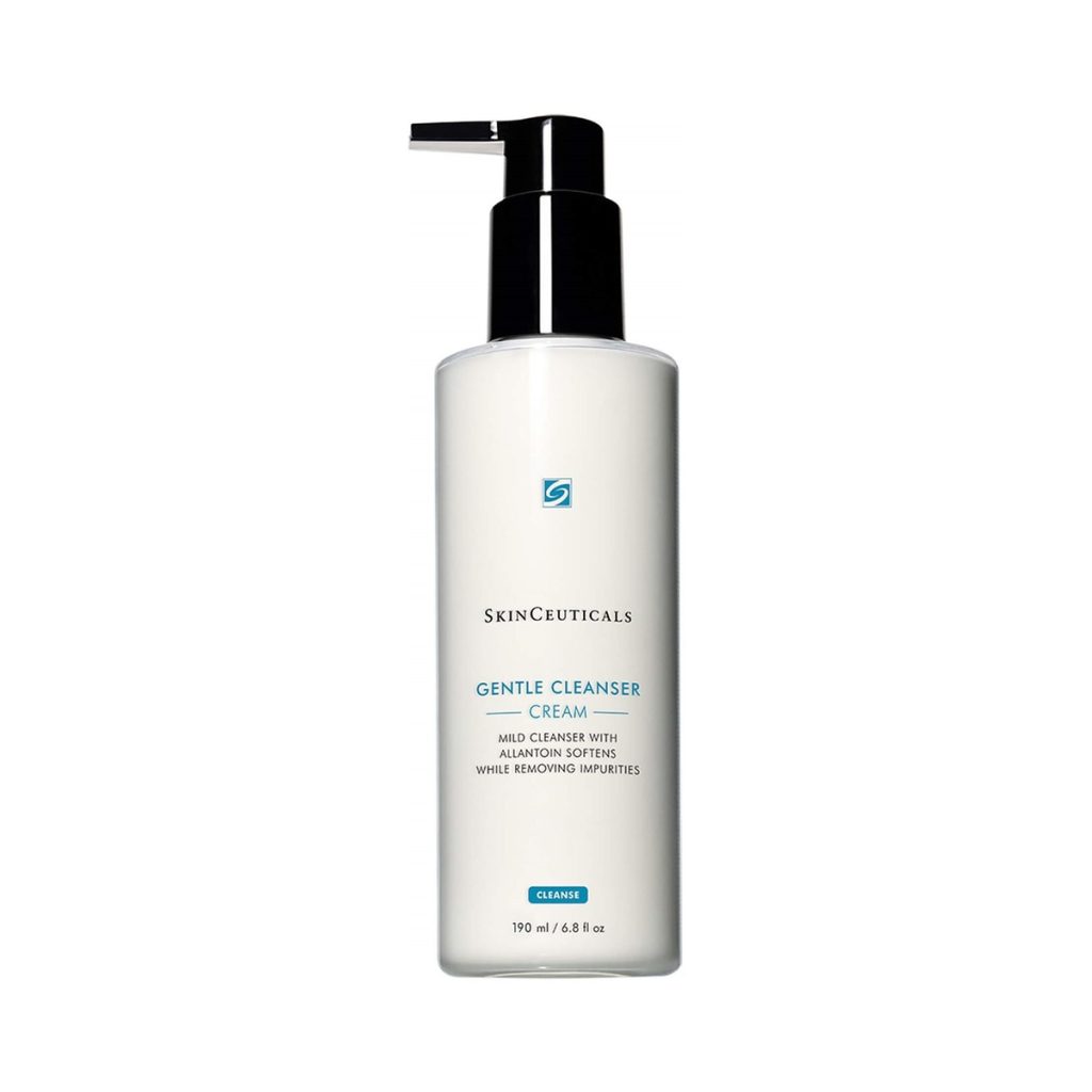 Limpiador facial cremoso para piel sensible que elimina impurezas y maquillaje mientras ayuda a mantener la piel suave, calmada e hidratada.